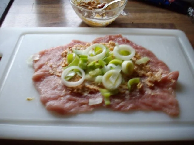 gefüllte schweinerouladen - Rezept
