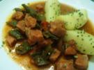 Kasseler- Bohnen- Gulasch - Rezept
