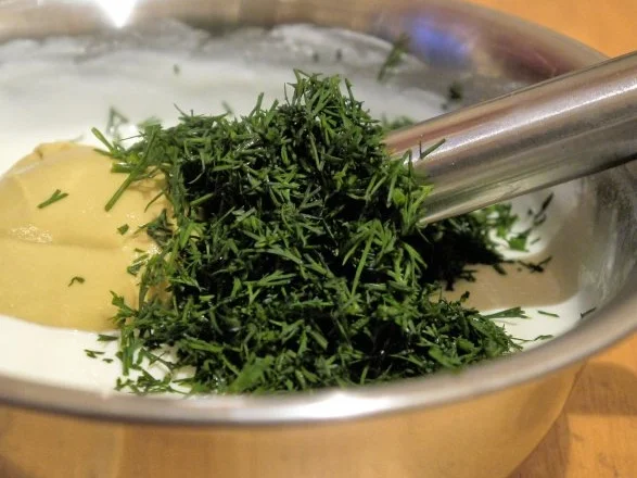 Rezept: Buchweizenwaffeln mit Räucherlachs und Senf-Dill-Schmand Bild Nr. 3 Buchweizenwaffeln mit Räucherlachs und Senf-Dill-Schmand - Rezept - Bild Nr. 3