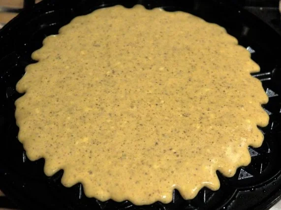 Rezept: Buchweizenwaffeln mit Räucherlachs und Senf-Dill-Schmand Bild Nr. 8 Buchweizenwaffeln mit Räucherlachs und Senf-Dill-Schmand - Rezept - Bild Nr. 8