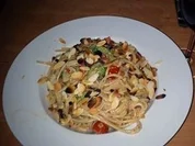 Rezept: Spaghetti mit Broccoli-Rรถschen und Cocktailtomaten in Cognac-Sahne-Soรe Spaghetti mit Broccoli-Rรถschen und Cocktailtomaten in Cognac-Sahne-Soรe - Rezept