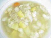 Gemüsesuppe mit Graupen- - Rezept