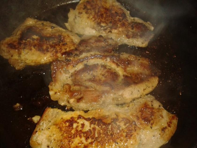 Koteletts natur mit viel Knoblauch - schnell &amp; einfach - von gertil