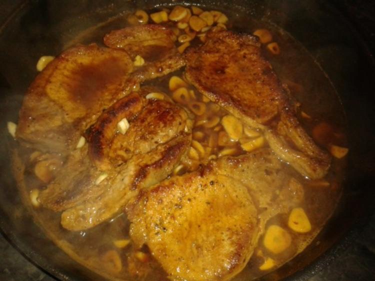 Koteletts natur mit viel Knoblauch - schnell &amp; einfach - von gertil