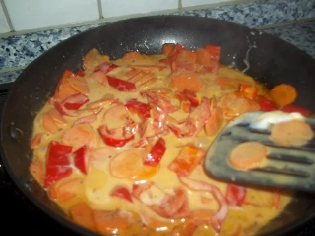 King-Prawns in scharfer Kokossoße - Rezept - Bild Nr. 4