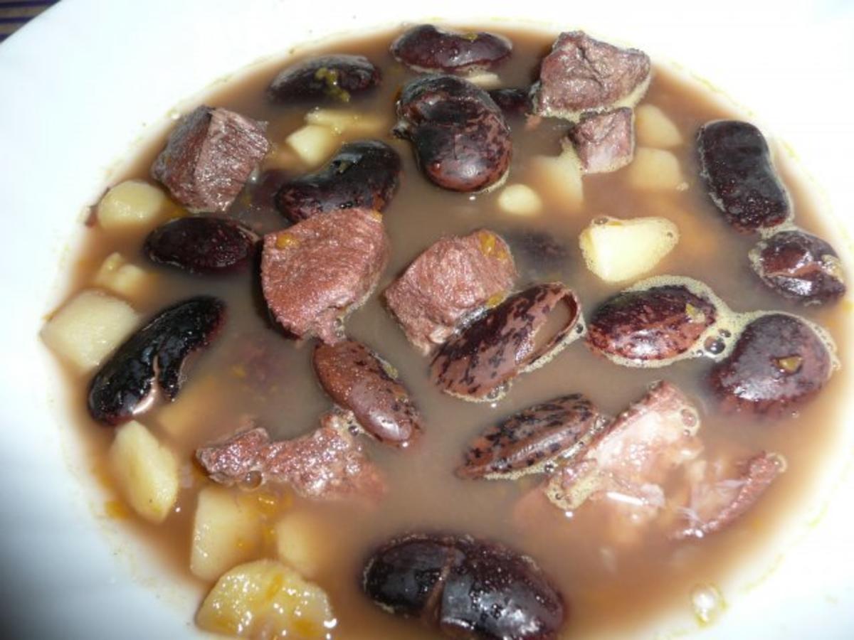 Dschungelkost : Dicke Bohnen Suppe - einfach - 98 kcal/100g