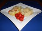 Kabeljaurückenfilet aus dem Ofen mit überbackenem Karotten-Kartoffelgemüse - Rezept