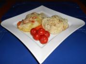 Kabeljaurückenfilet aus dem Ofen mit überbackenem Karotten-Kartoffelgemüse - Rezept