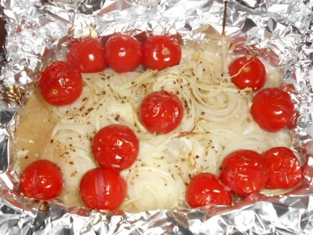 Kabeljaurückenfilet aus dem Ofen mit überbackenem Karotten-Kartoffelgemüse - Rezept - Bild Nr. 5