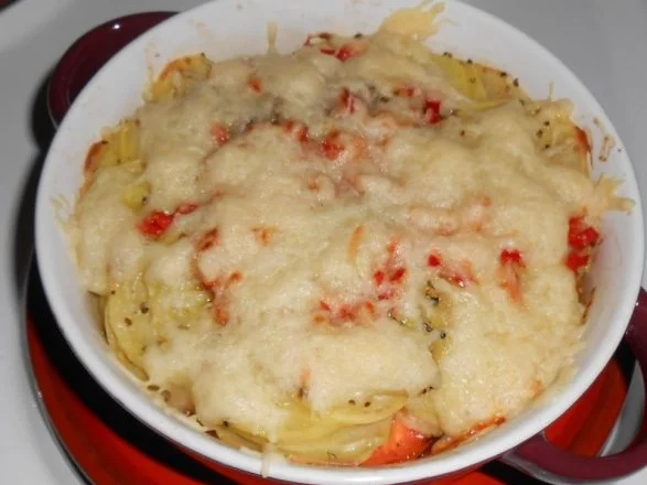 Kabeljaurückenfilet aus dem Ofen mit überbackenem Karotten-Kartoffelgemüse - Rezept - Bild Nr. 10