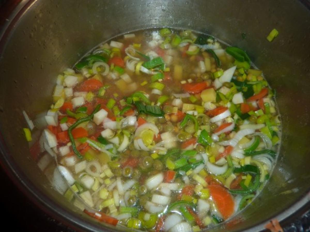 Suppen: Erbsensuppe - Rezept - Bild Nr. 5