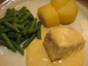 Kabeljau mit schneller Senf-Sahne-Sauce - Rezept