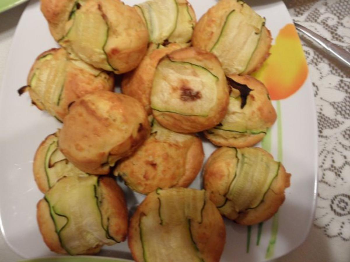 Zucchini - Käse Muffins - Rezept