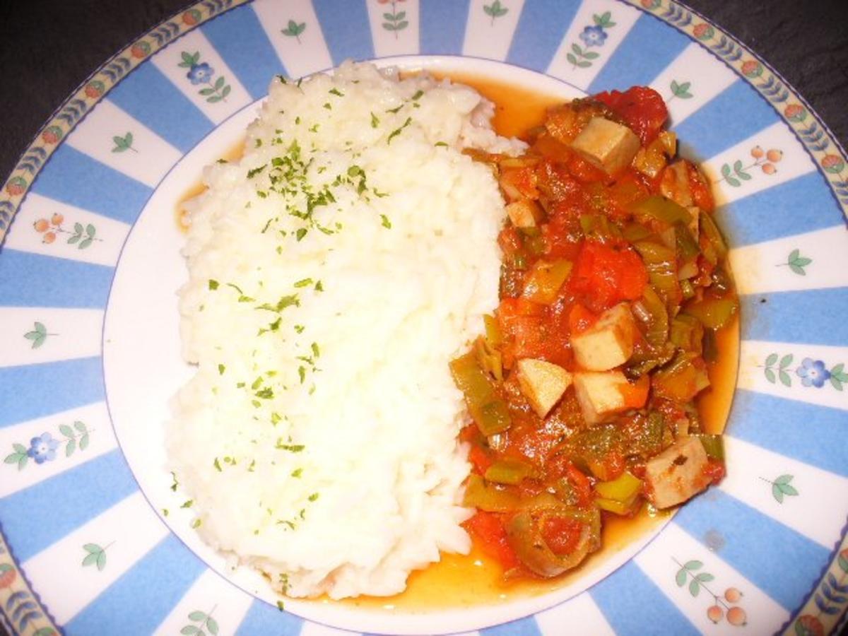 Würziger Reis mit verschiedenen Gemüsen - Rezept