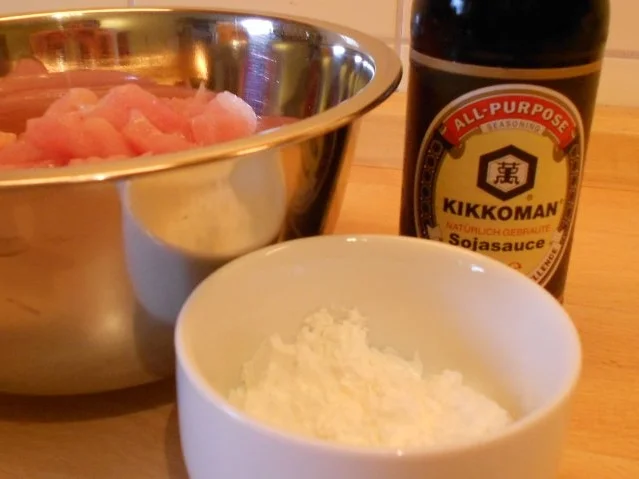 Gebratener Reis mit Hähnchenfleisch und Gemüse - Rezept - Bild Nr. 3