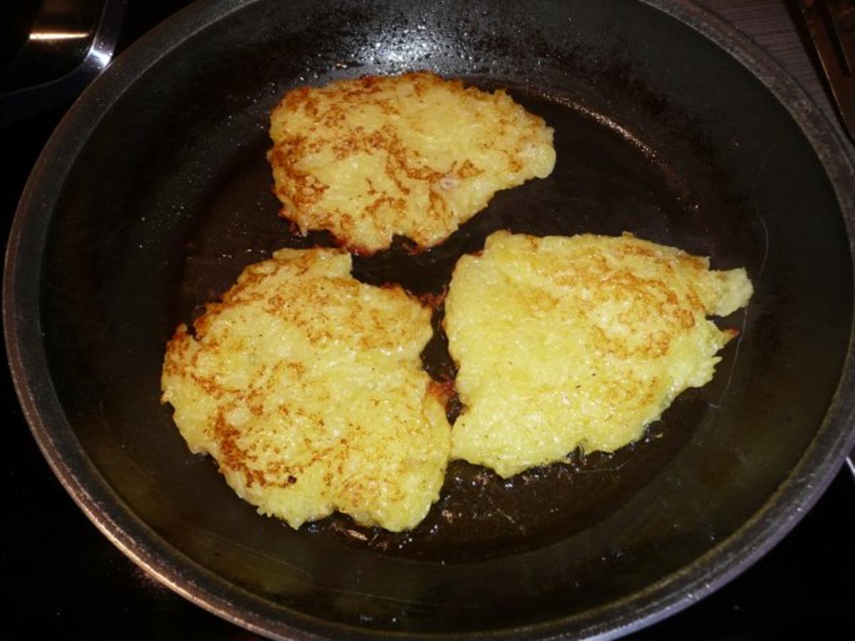 Kartoffelpuffer, Mischgemüse + Lachsfilet - Rezept - Bild Nr. 7