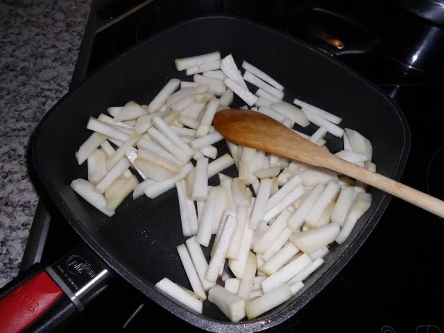 Rezept: Schnitzel-Kohlrabi-Geschnetzeltes>> Bild Nr. 6 Schnitzel-Kohlrabi-Geschnetzeltes>> - Rezept - Bild Nr. 6