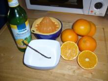 Orangen Sirup mit Vanille - Rezept