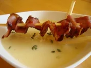 Kartoffel-Käse Süppchen mit Knusperschinken....200. ;)))) - Rezept