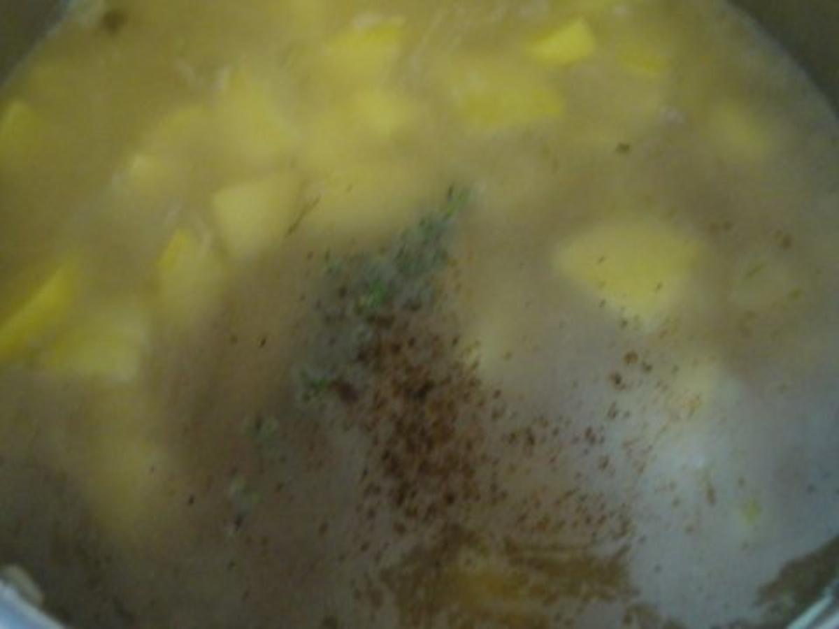 Kartoffel-Käse Süppchen mit Knusperschinken....200. ;)))) - Rezept - Bild Nr. 7