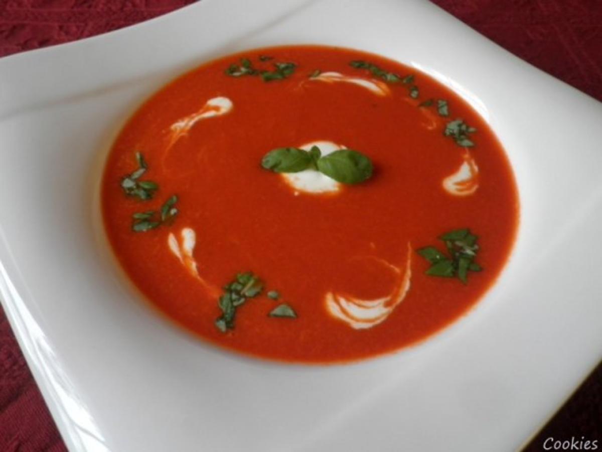 Schnelle fruchtige Tomatensuppe ... - Rezept - Bild Nr. 5