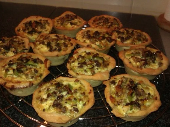 Mini-Quiches mit Hack und Lauch - Rezept - Bild Nr. 6