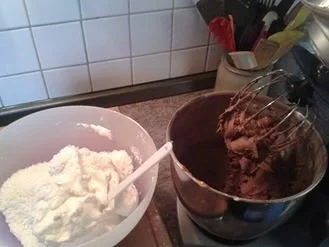 Rezept: Kokos-Schoko-Kuchen Bild Nr. 3 Kokos-Schoko-Kuchen - Rezept - Bild Nr. 3