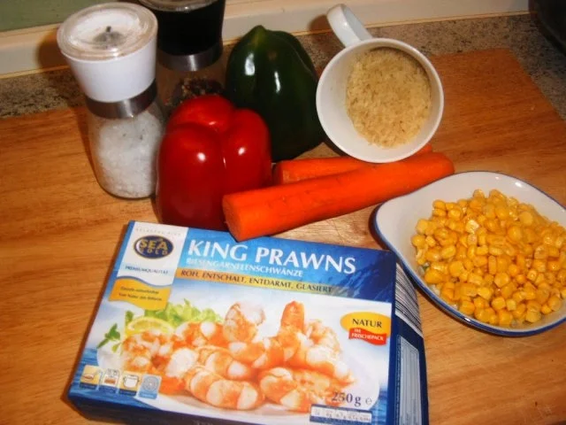 Reispfanne mit Garnelen - Rezept - Bild Nr. 2