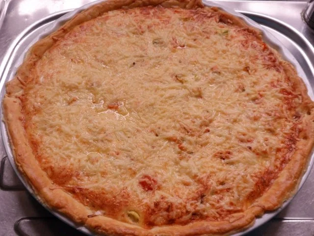 Blätterteig: Bunte Lachs-Champignon-Tarte - Rezept - Bild Nr. 12