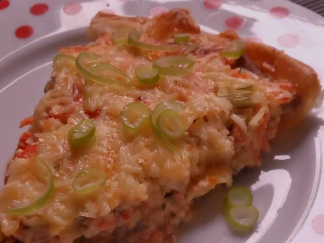 Blätterteig: Bunte Lachs-Champignon-Tarte - Rezept - Bild Nr. 13