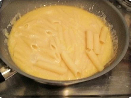 Lauch - Penne in Weißweinsauce und ♔Königsberger Klopse  dazu - Rezept - Bild Nr. 13