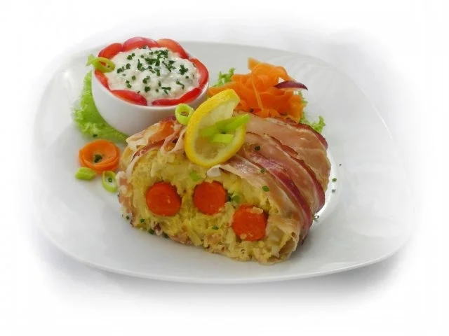 Herzhafter Reibe-Kartoffelkuchen im Speckmantel - Rezept - Bild Nr. 16