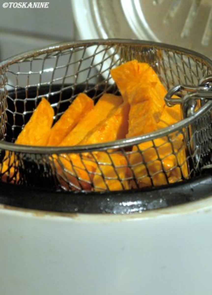 Mango-Currywurst mit Süßkartoffel-Pommes - Rezept - Bild Nr. 9
