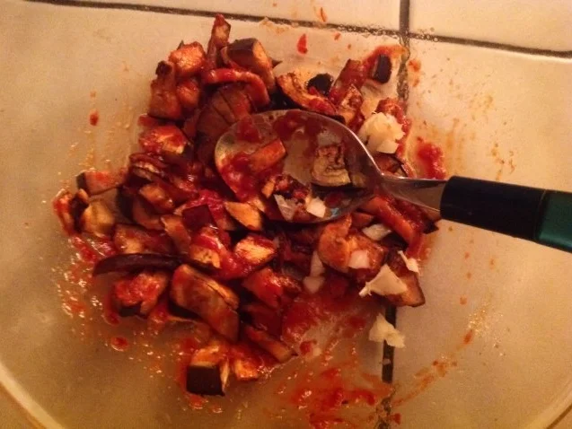 Auberginensalat - Rezept - Bild Nr. 2