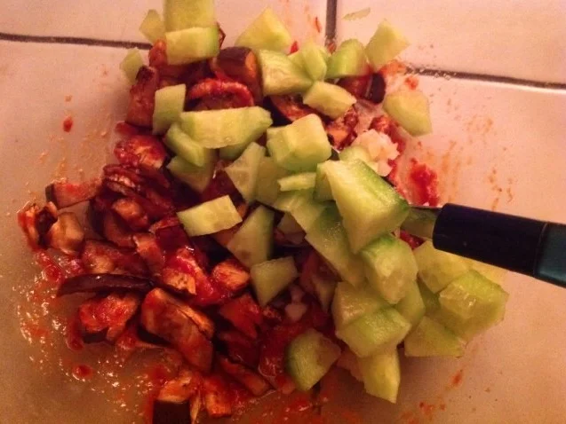 Auberginensalat - Rezept - Bild Nr. 3