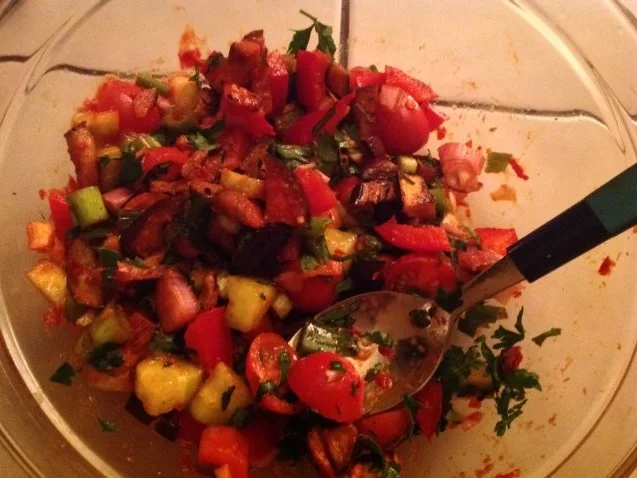 Auberginensalat - Rezept - Bild Nr. 6