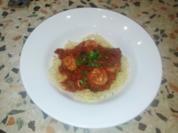 Spaghetti alla puttanesca e Scampi - Rezept