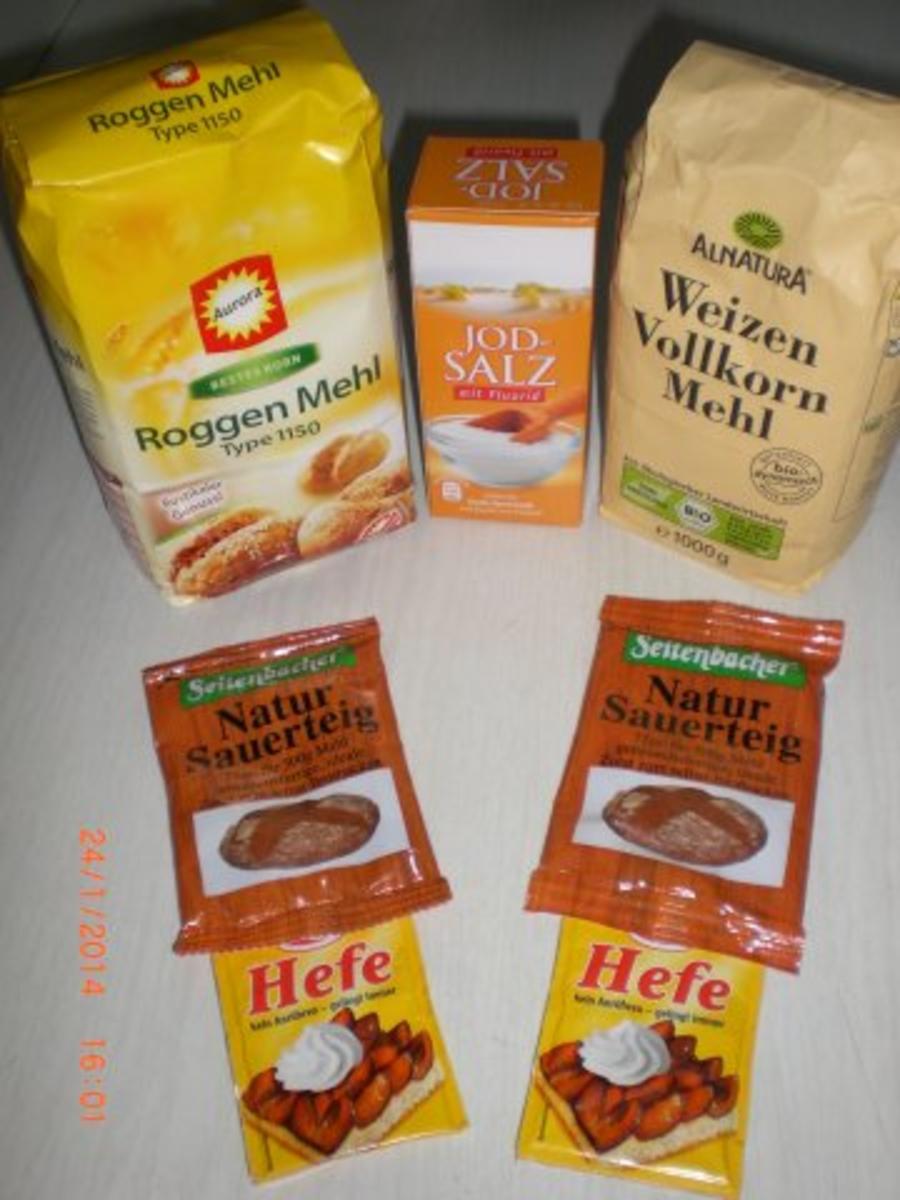 Bilder für Dunkles Sauerteigbrot Rezept