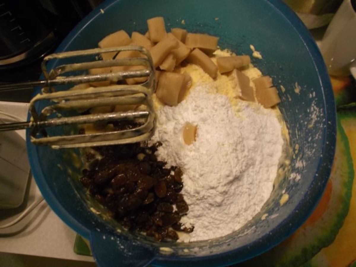 Kuchen: Marzipankuchen mit Rumrosinen - Rezept - Bild Nr. 8
