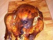 Brathähnchen mit Zitrusfüllung - Rezept