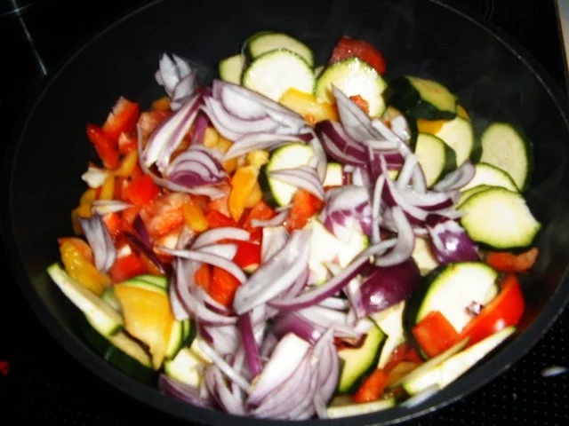 Bandnudeln mit Balsamico- Gemüse - Rezept - Bild Nr. 5