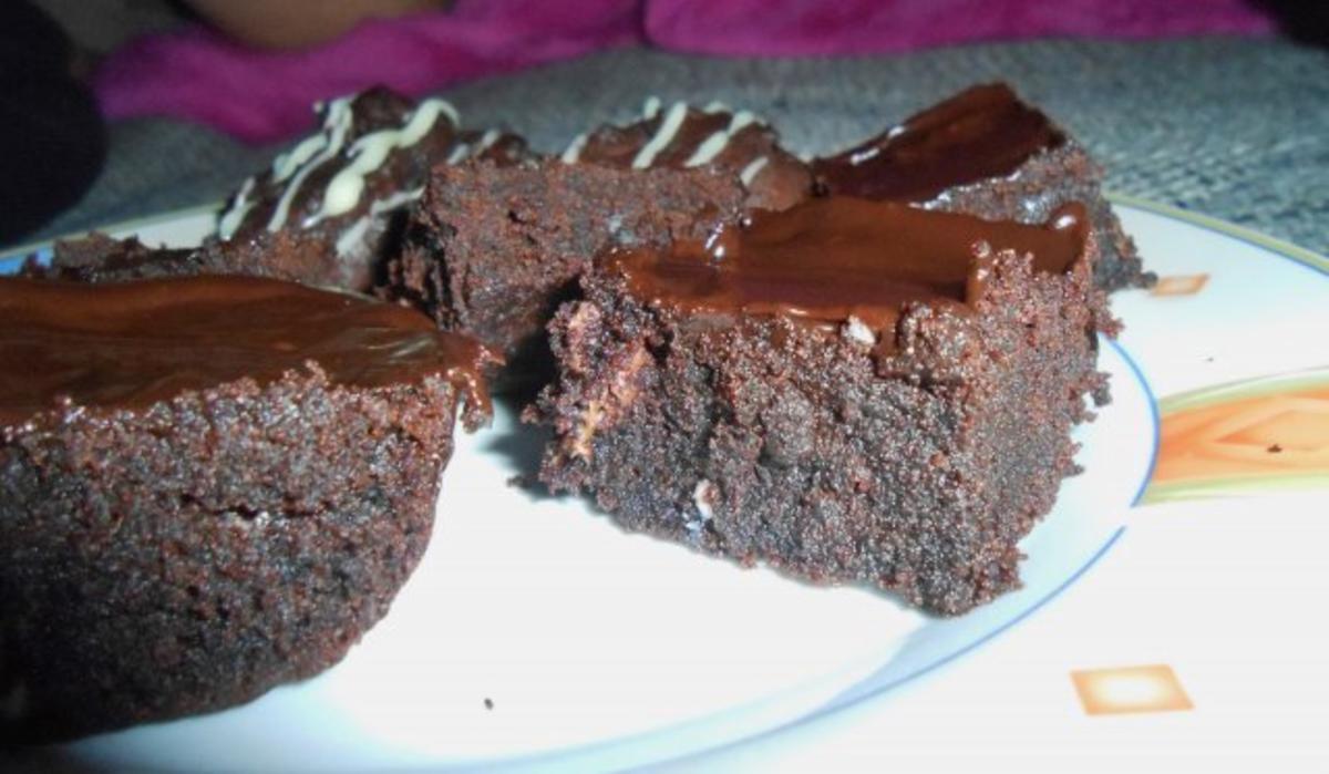 Triple Chocolat Brownies - Rezept