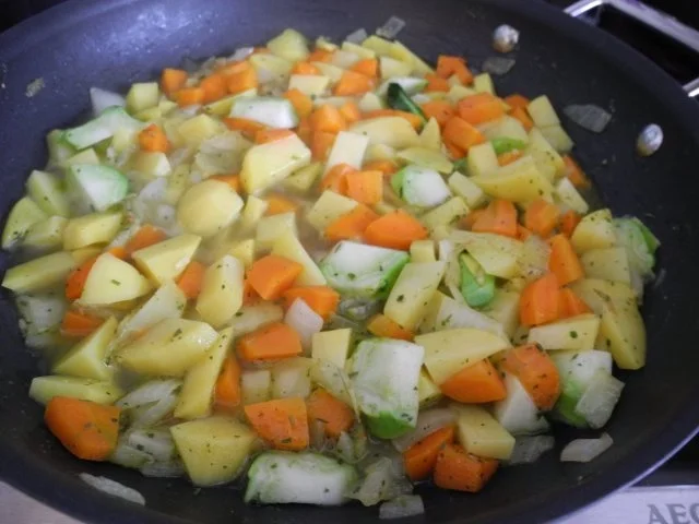 Vegan : Eine bunte Gemüsepfanne - Rezept - Bild Nr. 10