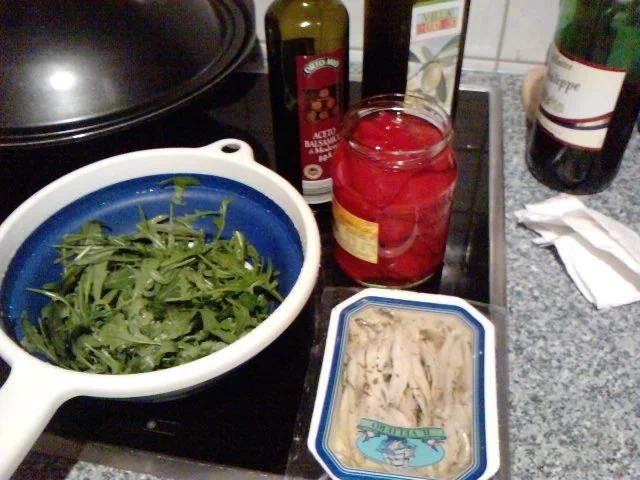 NIGHTCOOKERS SPECIAL- SALÄTLE --  RUCOLA-SALAT MIT 3 KOSTBARKEITEN - Rezept - Bild Nr. 2