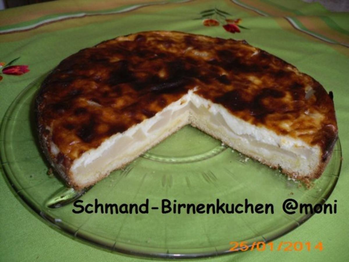 Schmand-Birnenkuchen - Rezept