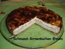 Schmand-Birnenkuchen - Rezept