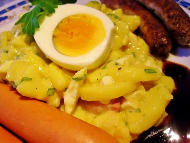 Rezept: Kartoffelsalat mit deftiger Senf-Marinade Bild Nr. 7 Kartoffelsalat mit deftiger Senf-Marinade - Rezept - Bild Nr. 7