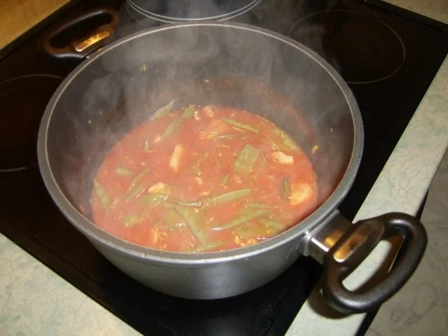 Hühnchen mit Zuckerschoten an Erdnussbandnudeln - Rezept - Bild Nr. 8