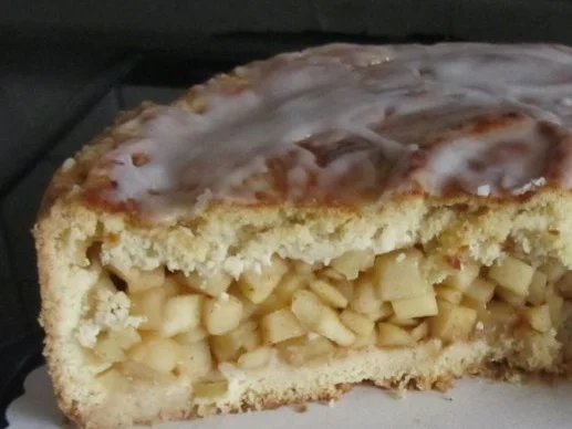 Apfelkuchen, gedeckt - Rezept - Bild Nr. 2