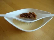 Rezept: Apfel - Meerrettichcremesรผppchen mit raffinierter Speckmarmelade Apfel - Meerrettichcremesรผppchen mit raffinierter Speckmarmelade - Rezept